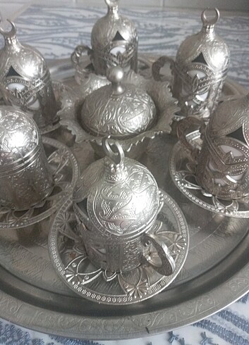 Bakır fincan takımı