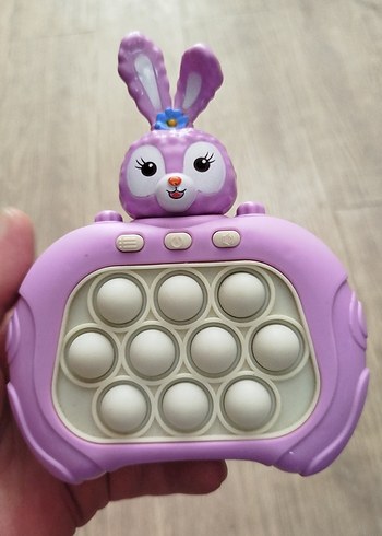 Mor Tavşanlı Eğitim Oyuncağı