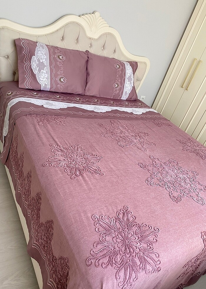 Çift kişilik pike ve nevresim takımı - Görsel 2