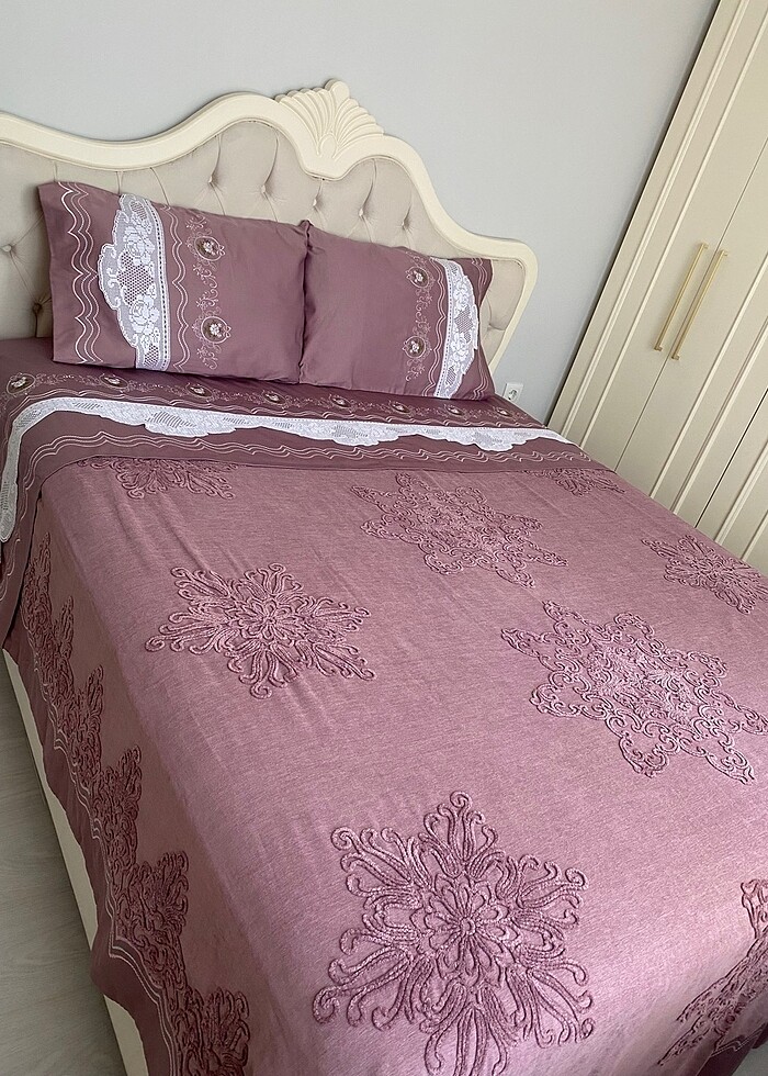 Çift kişilik pike ve nevresim takımı - Görsel 3