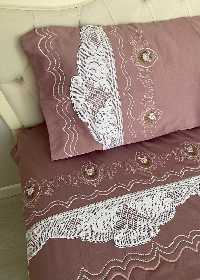 Çift kişilik pike ve nevresim takımı - Görsel 5