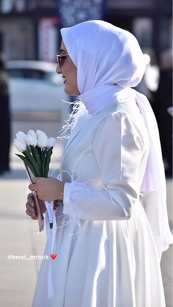 Zara Nikah abiyesi arkası ipli