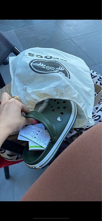 Orijinal asker yesili crocs