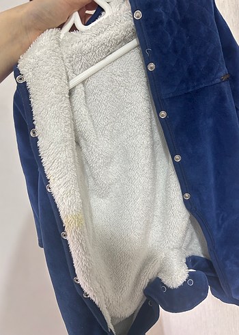 Mavi Kürklü Bebek Tulum 3-6 ay - Görsel 3