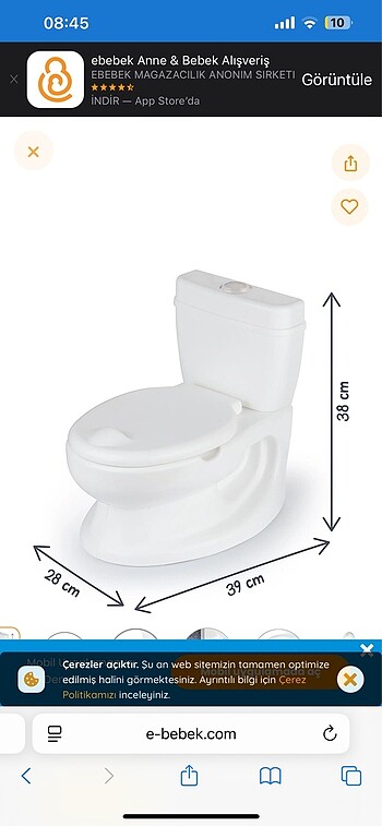 Çocuk alıştırma tuvaleti - Görsel 2