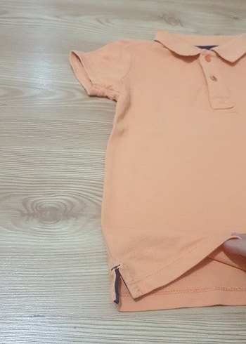 Erkek Çocuk Kısa Kollu Bej Polo Tişört - Görsel 7
