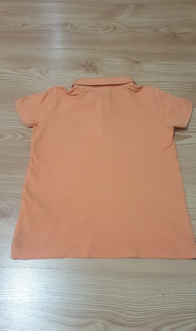 Erkek Çocuk Kısa Kollu Bej Polo Tişört - Görsel 5