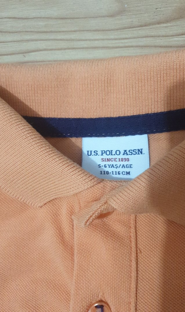 Erkek Çocuk Kısa Kollu Bej Polo Tişört - Görsel 4