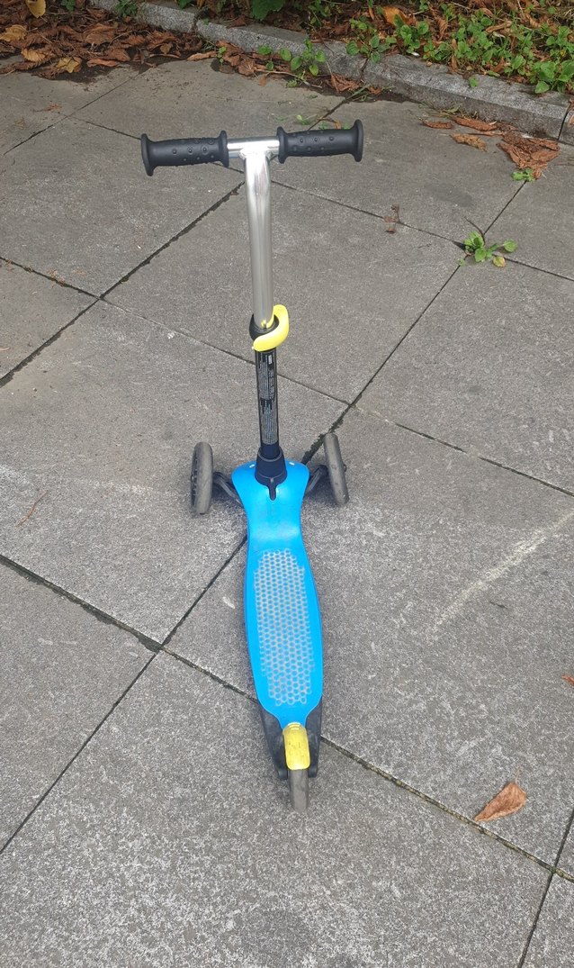 Oxelo B1 marka Mavi Çocuk Scooter - Görsel 4