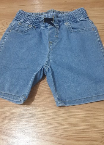 Mavi Erkek Çocuk Kot Şort Rahat Kesim - Görsel 6