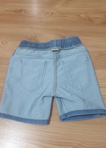 Mavi Erkek Çocuk Kot Şort Rahat Kesim - Görsel 8