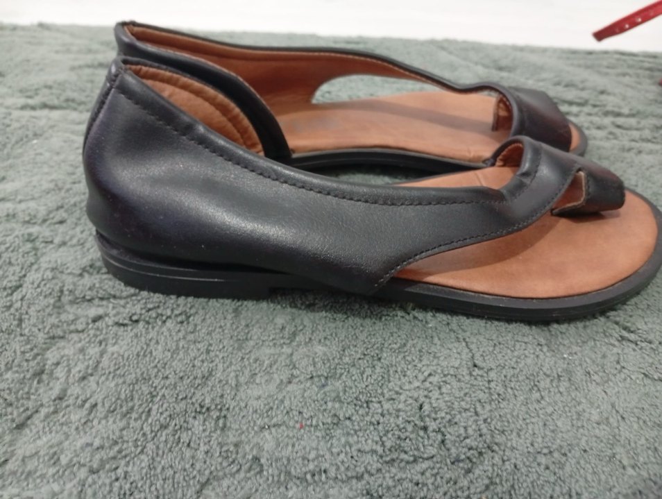 Orjınal deri sandalet - Görsel 3