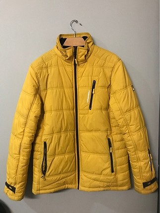 Sarı şişme mont