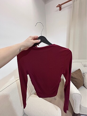 Bordo yanlar büzgülü body
