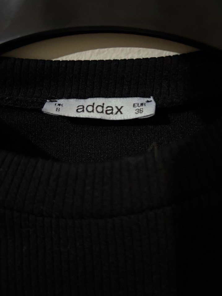 Siyah Uzun Kollu Mini Bluz - Görsel 2