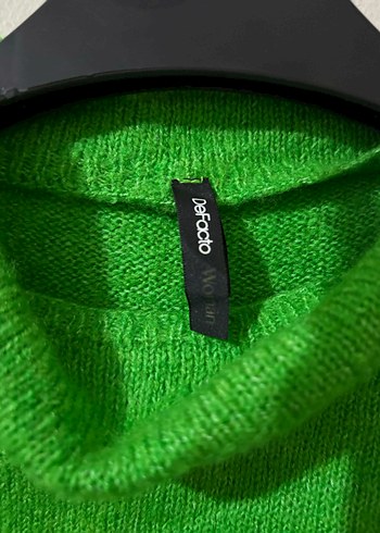 Yeşil Kolsuz Boğazlı Triko Süveter - Görsel 5