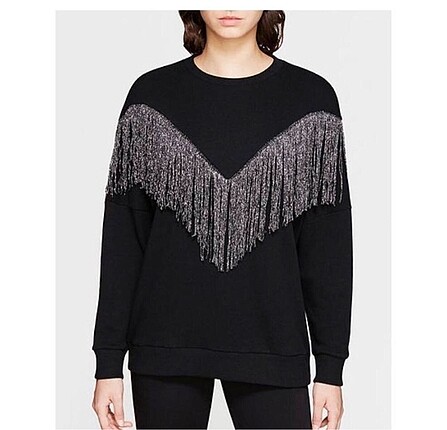 Püsküllü sweatshirt