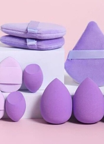 12 li makyaj sungeri - Görsel 3