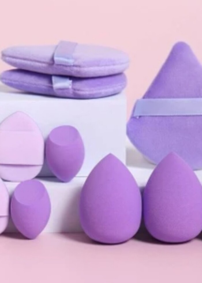 12 li makyaj sungeri - Görsel 3