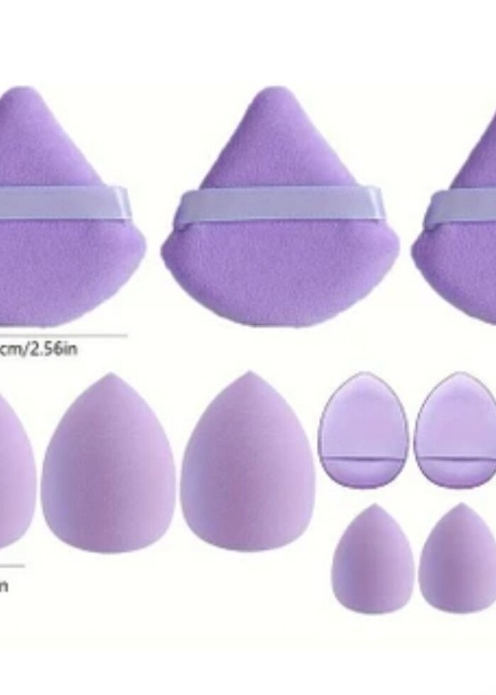 12 li makyaj sungeri - Görsel 4