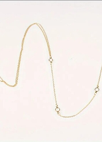 Zirkon 4 taşlı sırt kolyesi - Görsel 2