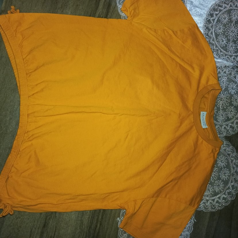 Turuncu Kısa Kollu Tişört - Görsel 3