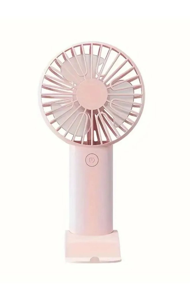 Pastel Pembe Taşınabilir El Vantilatörü - Görsel 2