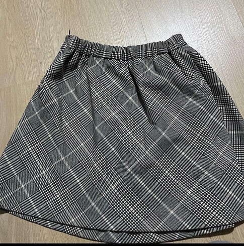 10 Yaş Beden Zara ekoseli etek