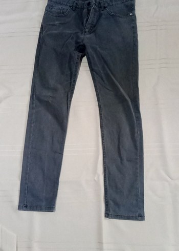 Gri Erkek Denim Pantolon Regular Fit