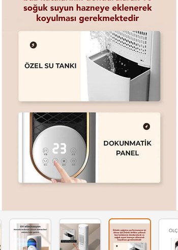 ROBO Uzaktan Kumandalı Sıcak Soğuk Hava Isıtıcı - Görsel 7