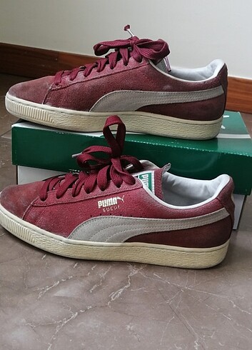 Puma bordo kadın spor ayakkabı 