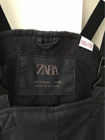 24-36 Ay Beden Zara yağmurluk tulum