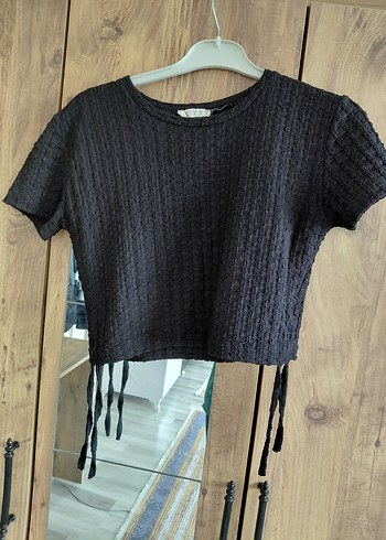 Kadın Siyah Triko Tulum - Rahat Kesim, Kısa Kollu - Görsel 3