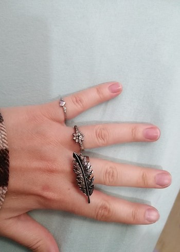 Bohem Gümüş Rengi Takı Seti - Görsel 2