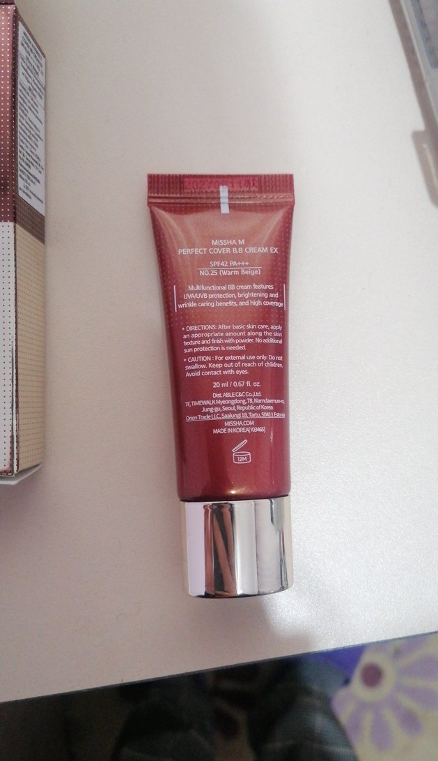 Missha M Perfect Cover BB Krem No.25 Bej - Görsel 2