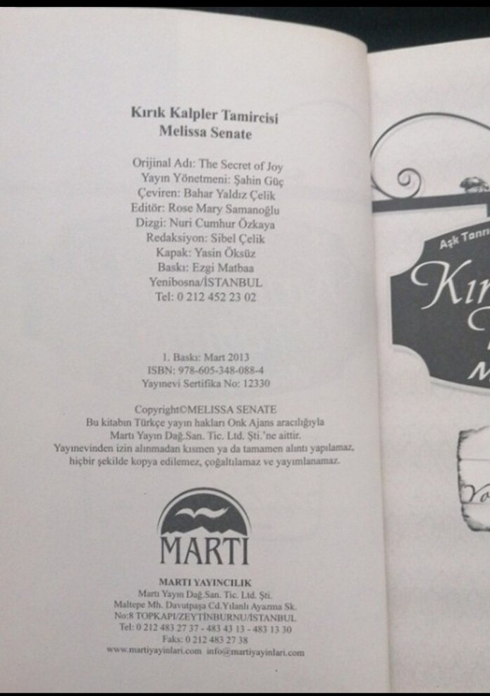 Kırık Kalpler Tamircisi - Melissa Senate - Görsel 3