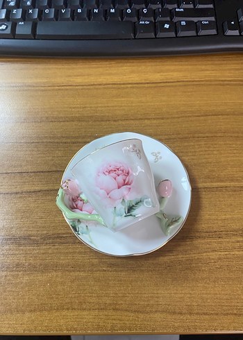 Beden Pembe Güllü Shcfer Vintage Fincan