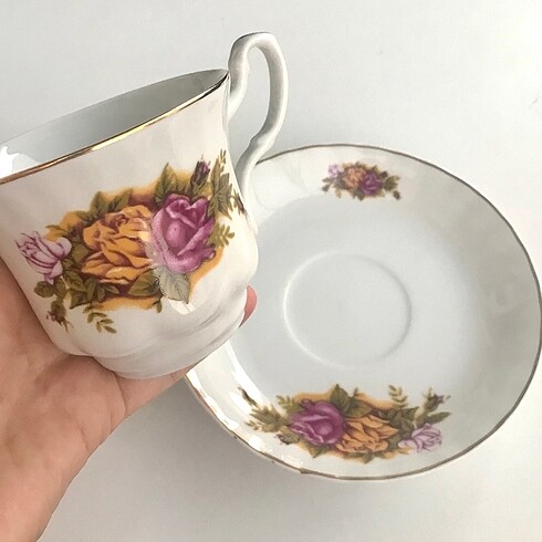 Diğer Romanya porseleni vintage çay fincanı