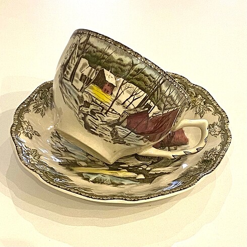 Y-London Johnson bros England vintage çay fincanı