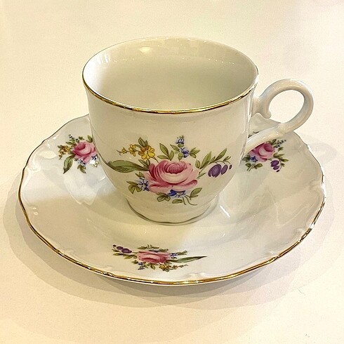 Mz Çek Porseleni vintage çay fincanı