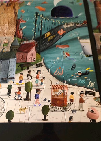 Moritoys 24 Parça Masal Temalı Çocuk Yapbozu - Görsel 3