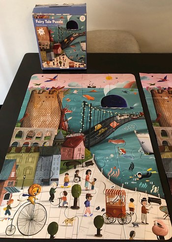 Moritoys 24 Parça Masal Temalı Çocuk Yapbozu - Görsel 2