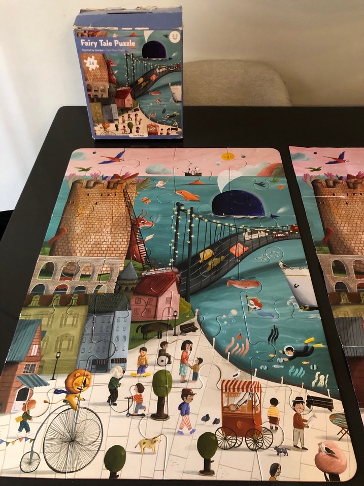 Moritoys 24 Parça Masal Temalı Çocuk Yapbozu - Görsel 2