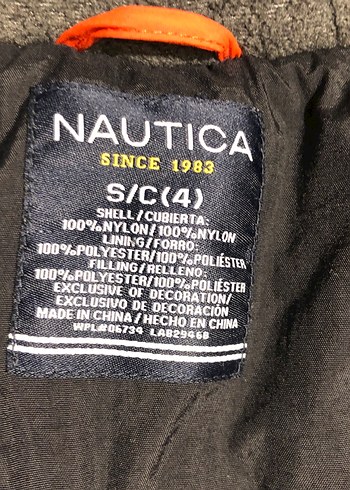 Erkek Çocuk Siyah-Kırmızı Fermuarlı Kar Mont Nautica - Görsel 3