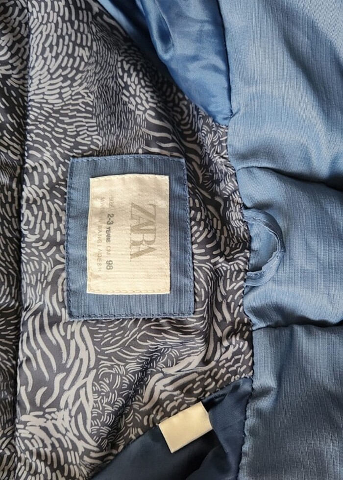 Zara çocuk mont 2-3 yaş - Görsel 4