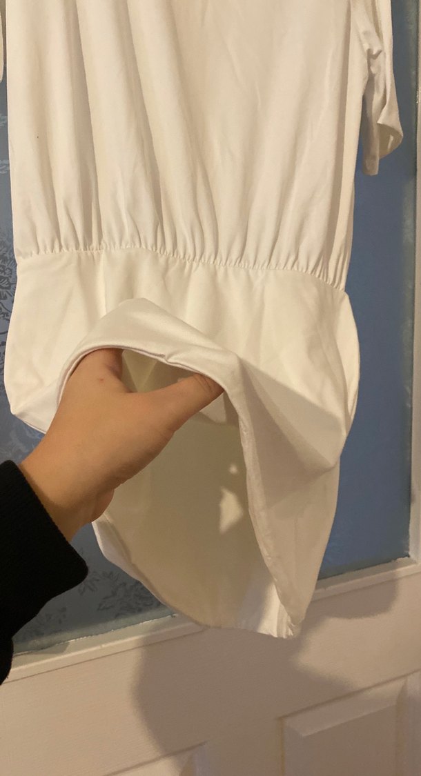 Beyaz Midi  Kadın Elbise - Görsel 2