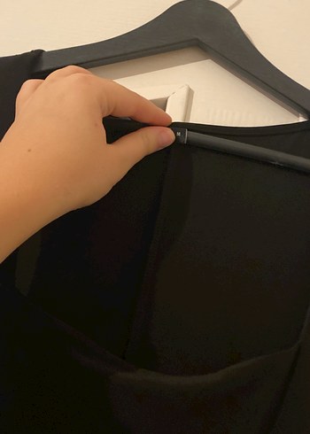 Uzun Kollu Siyah Drapeli Gotik Elbise - Görsel 2