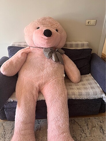 2 metre pembe peluş ayı