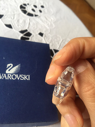  Beden Orijinal Swarovski çiçek cam kolye şeffaf 