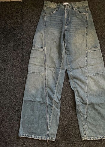 xs Beden zara wide leg jean